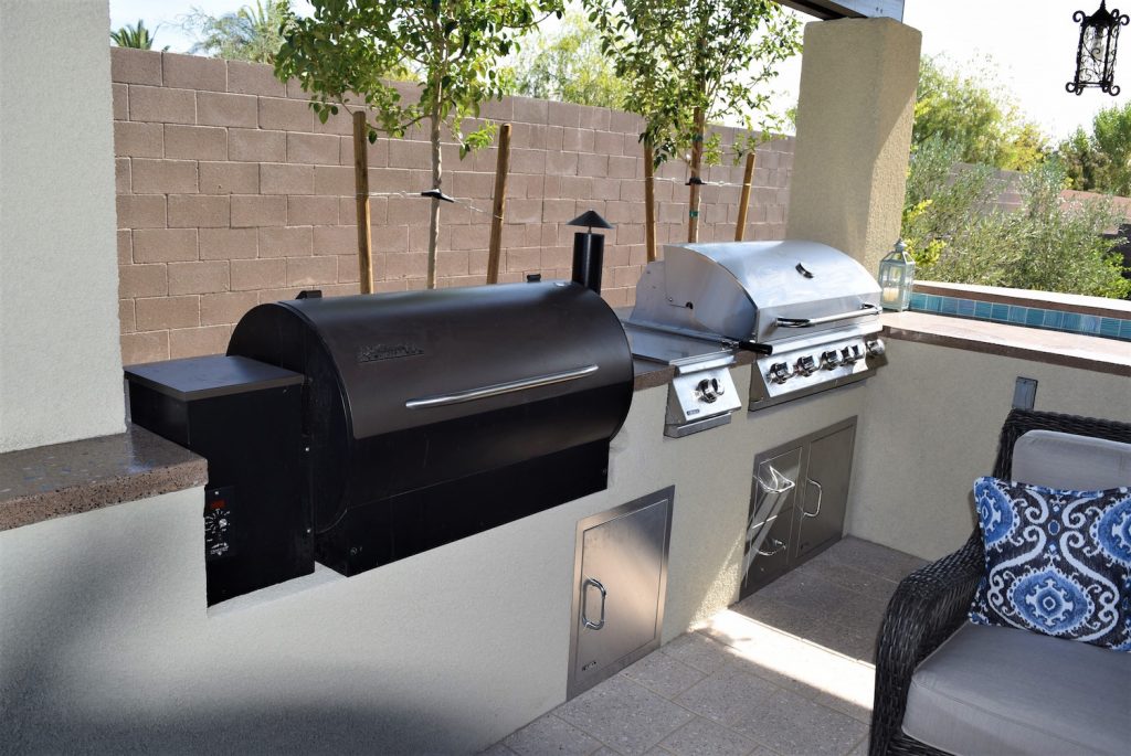 Outdoor Kitchen and smoker